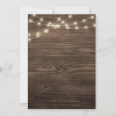 Rustic Oh Baby Süsse Pie Baby Dusche Einladung (Rückseite)