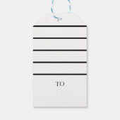 Rustic Oh Dee Weihnachten ist hier Imitate Glitzer Geschenkanhänger (Rückseite)