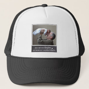 Rustic Only The Best Dads Get Promoted To Grandpa Truckerkappe