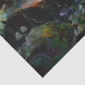 Rustic Orange Floral Truck Decoupage Seidenpapier (Ausschnitt)