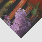 Rustic Orange Lilac Truck Decoupage Seidenpapier (Ausschnitt)