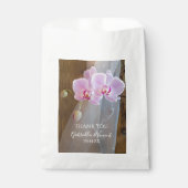 Rustic Orchid Elegance Country Wedding Vielen Dank Geschenktütchen (Vorderseite)