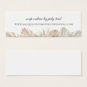 Rustic Palm Frond Wedding Website UAWG (Vorne & Hinten)