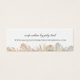Rustic Palm Frond Wedding Website UAWG