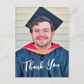 Rustic Panel Design Thank You Postcard Postkarte (Vorderseite)