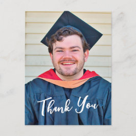 Rustic Panel Design Thank You Postcard Postkarte