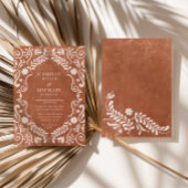 Rustic Papel Picado Mexikanische Hochzeit Einladung