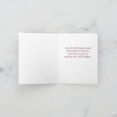 Rustic Pastel Color Christmas Tree Star und Herz (Innenseite)