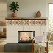 Rustic Patchwork Quilt Star of Bethlehem Fliese