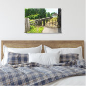 Rustic Path, Mytholmroyd Leinwanddruck (Insitu (Schlafzimmer))