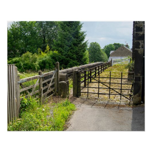 Rustic Path, Mytholmroyd Poster (Vorderseite)