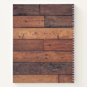 Rustic Pattern Barn Wedding Brautparty Guest Notizblock (Rückseite)