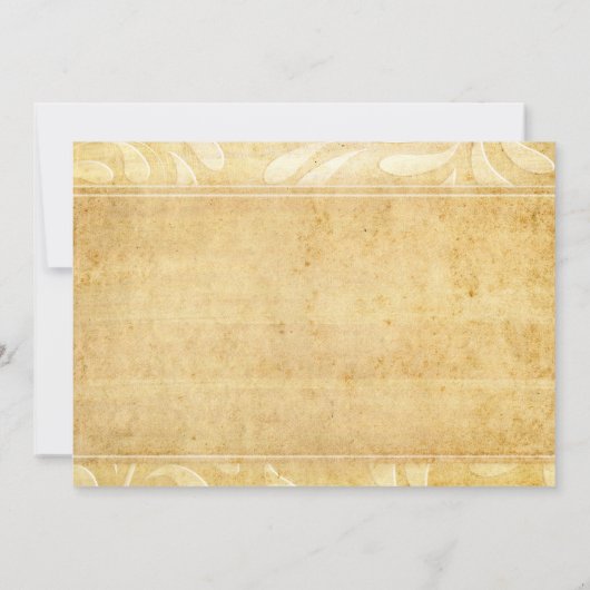 Rustic Peacock Feather Hochzeit speichern Sie das Save The Date (Rückseite)