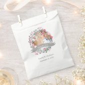 Rustic Peony Pink Folk Art Danke Geschenktütchen (Ausgeschnitten)