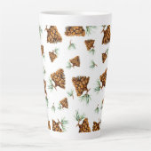 Rustic Pine Cone Forest Mug – Nature-Inspired Desi Milchtasse (Vorderseite)