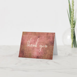 Rustic Pink & Jute Vintage 2 Danke