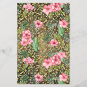 Rustic Pink Safari Guess Right Price Shower Game Flyer (Hinten)