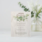 Rustic POTLUCK Wedding Template Guide (Stehend Vorderseite)