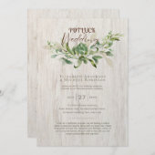 Rustic POTLUCK Wedding Template Guide (Vorne/Hinten)