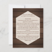 Rustic POTLUCK Wedding Template Guide (Rückseite)