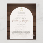 Rustic POTLUCK Wedding Template Guide (Vorderseite)