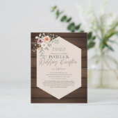 Rustic POTLUCK Wedding Template Guide (Stehend Vorderseite)