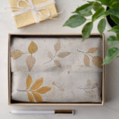 Rustic Pressed Leaves Pattern –Autumn Botanical 10 Seidenpapier (Geschenk)