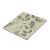 Rustic Pressed Leaves Pattern– Autumn Botanical 11 Fliese (Seite)