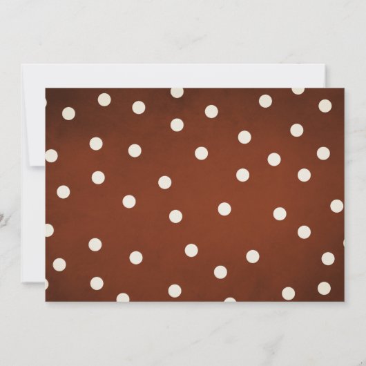 Rustic Pumpkin Danke Karte Blumenaustbraun (Rückseite)