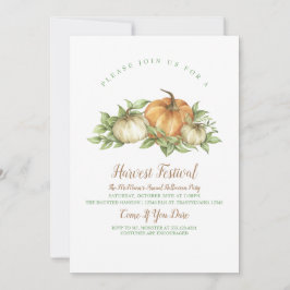 Rustic Pumpkin-Einladung Einladung