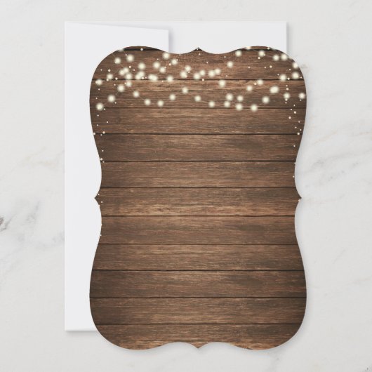 Rustic Pumpkin Erntedank Dinner Einladung (Rückseite)