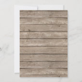 Rustic Pumpkin Fall Babydusche Einladungskarte Einladung (Rückseite)