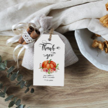 Rustic Pumpkin Fall Floral Baby Dusche Dank