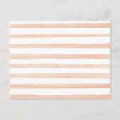 Rustic Pumpkin Floral Advice Card Kinderdusche Begleitkarte (Rückseite)