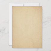 Rustic Pumpkin Geburtstag Einladung ersten Tag (Rückseite)