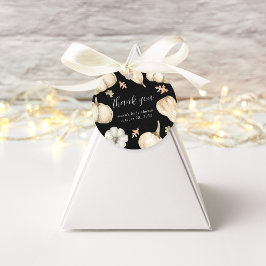 Rustic Pumpkins Fall Baby Dusche Vielen Dank Geschenkanhänger