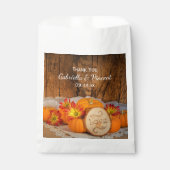 Rustic Pumpkins Fall Barn Wedding Vielen Dank Geschenktütchen (Vorderseite)