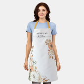 Rustic Pumpkins Thanksgiving All-Over Print Apron Schürze (Getragen)