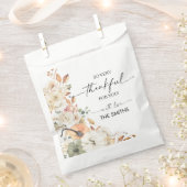 Rustic Pumpkins Thanksgiving Dinner Favor Bags Geschenktütchen (Ausgeschnitten)