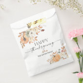 Rustic Pumpkins Thanksgiving Dinner Favor Bags Geschenktütchen (Versiegelt)