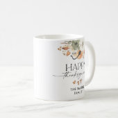 Rustic Pumpkins Thanksgiving Dinner Mug Kaffeetasse (VorderseiteRechts)