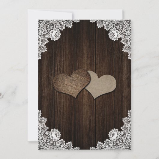 Rustic Purple Blue Hydrangea Rustic Wood Wedding Save The Date (Rückseite)