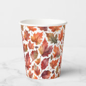 Rustic Radiance Muster Design Pappbecher (Rückseite)