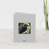Rustic Raven - Natures Guardian Dankeskarte (Rückseite)