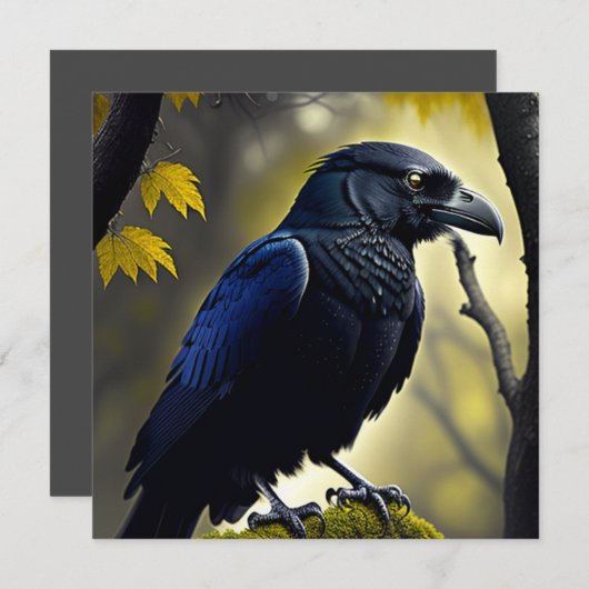 Rustic Raven - Natures Guardian Karte (Vorne/Hinten)