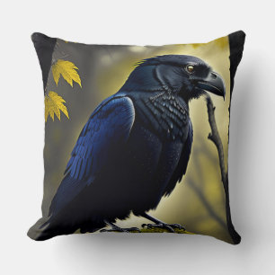 Rustic Raven - Natures Guardian Kissen