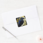 Rustic Raven - Natures Guardian Quadratischer Aufkleber (Umschlag)