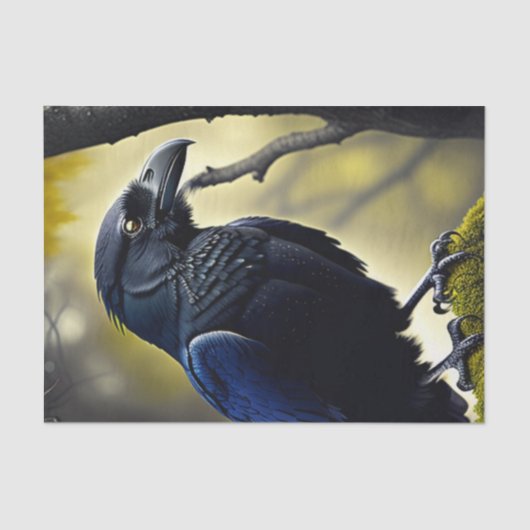 Rustic Raven - Natures Guardian Seidenpapier (Vorderseite)