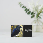 Rustic Raven - Natures Guardian Visitenkarte (Stehend Vorderseite)