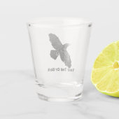 Rustic Raven Schnapsglas (Rückseite)